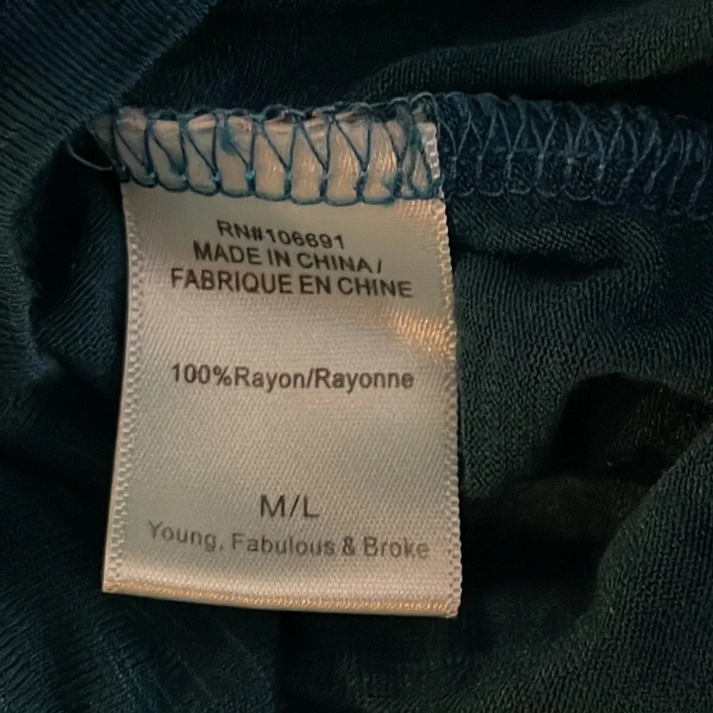 YOUNG Fabulous & Broke Swoon Tee, M/L, EUC - Picture 4 of 6